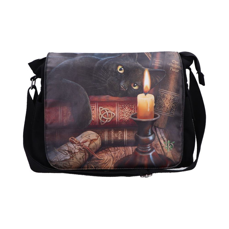 Witching Hour Cat Messenger Bag by Lisa Parker LP 40cm
