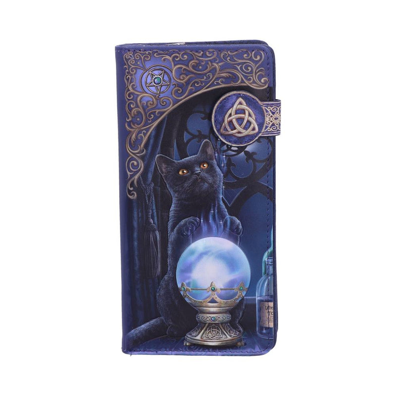 Lisa Parker The Witches Apprentice Cat Crystal Ball Purse Embossed 18.5cm