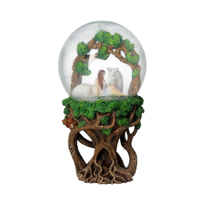 Anne Stokes Pure Heart Unicorn Snowglobe 18cm