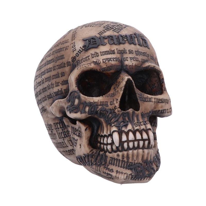 Draculas Tale Vampire Novel Quote Skull
