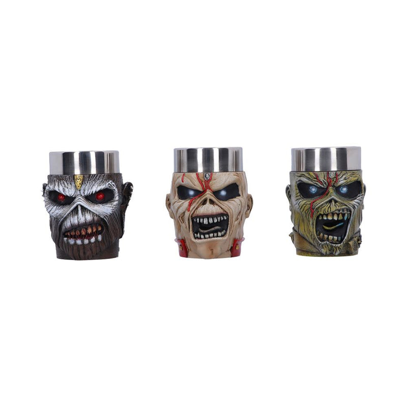 Iron Maiden Eddie Shot Glass Set 9cm Officially Licensed