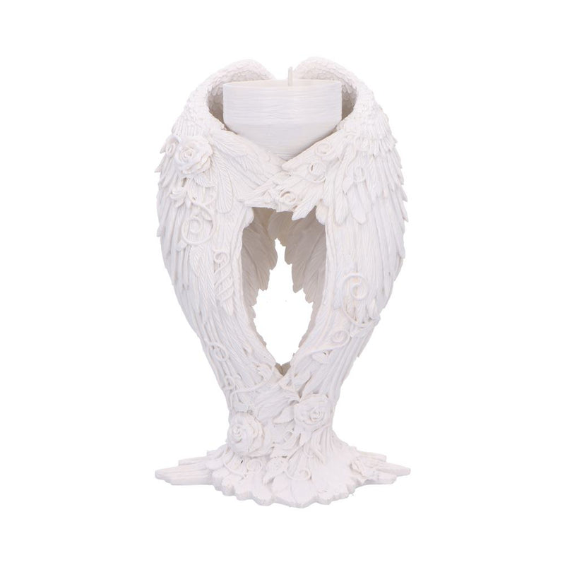 Floral Angel Wings Tea Light Candle Holder