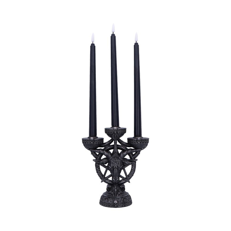 Baphomets Radiance Candelabra with LED Candles 46cm