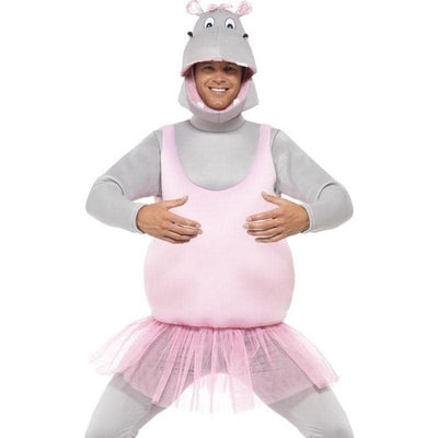 Ballerina Hippo Costume Adult Pink_1 sm-43393