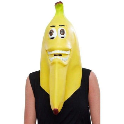 Banana Latex Mask Adult Yellow_1 sm-50735