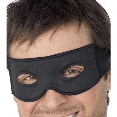 Bandit Eyemask and Tie Scarf Adult Black_1 sm-99717