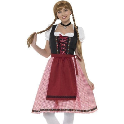 Bavarian Tavern Maid Costume Adult Red Black_1 sm-49668m