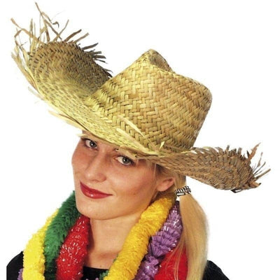 Beachcomber Hawaiian Straw Hat Adult_1 sm-97481