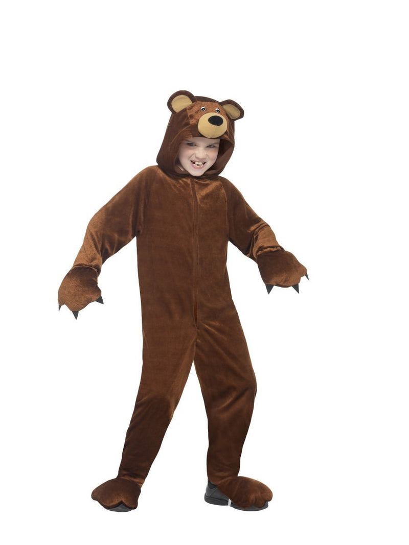 Bear Costume Kids Brown Jumpsuit with Claws