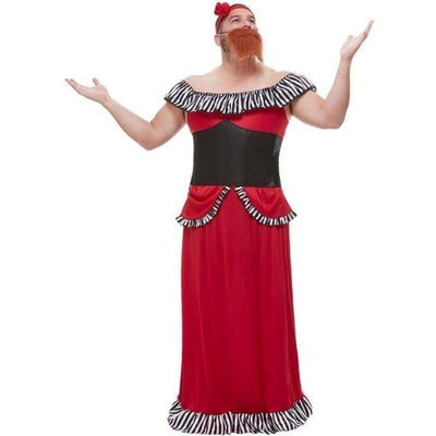Bearded Lady Costume Adult Red_1 sm-50806L