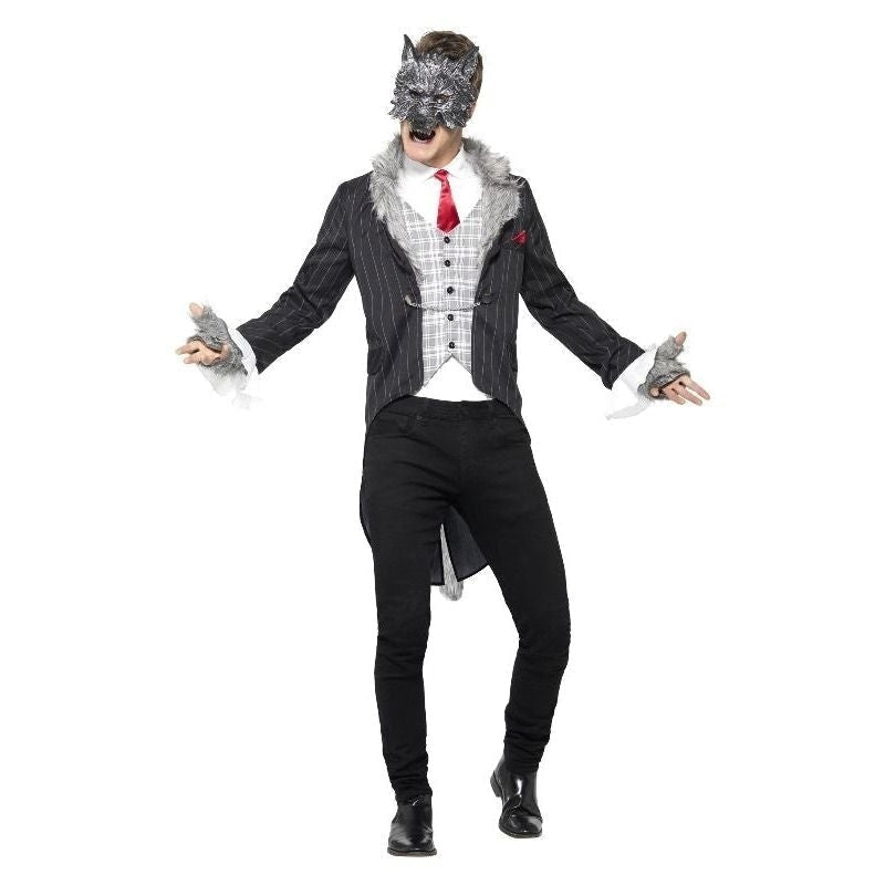 Big Bad Wolf Deluxe Costume Adult Grey_2 sm-44395M