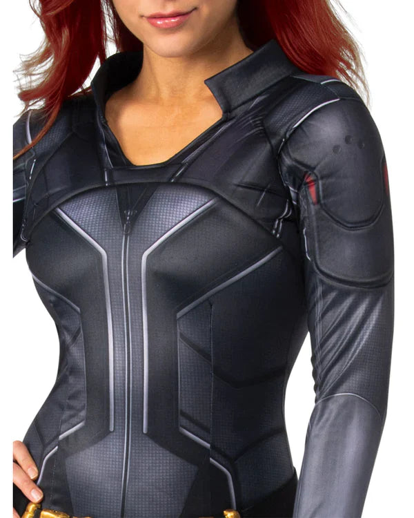 Black Widow Movie Deluxe Suit Womens Marvel Studios Costume 2 MAD Fancy Dress