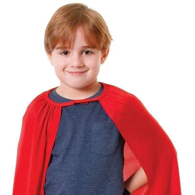 Boys Superhero Cape Red Childrens Costume Male_1 CC998