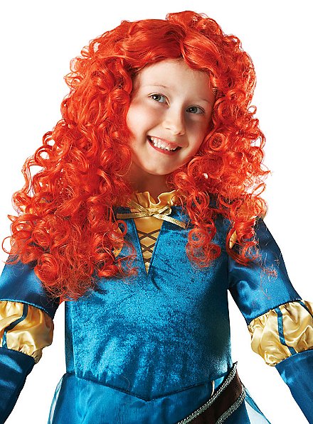 Merida Wig Brave Disney Princess Kids