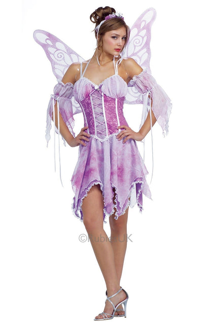 Butterfly Pink Fairy Ladies Costume with Wings_1 rub-888457S