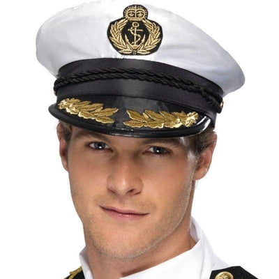 Captain Cap Adult White_1 sm-21734