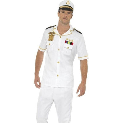 Captain Costume Adult White_1 sm-48062l