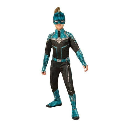 Captain Marvel Girls Kree Suit Costume_1 rub-700595S