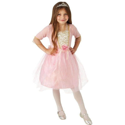 Childs Rose Princess Costume With Fiber Optic Light Twinkle Skirt_1 rub-885276TODD