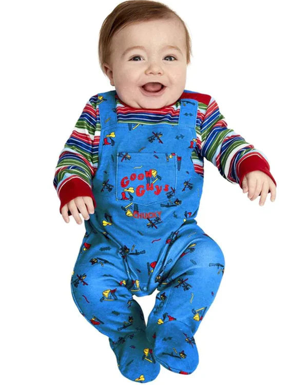 Chucky Baby Costume All In One Jumsuit 2 MAD Fancy Dress