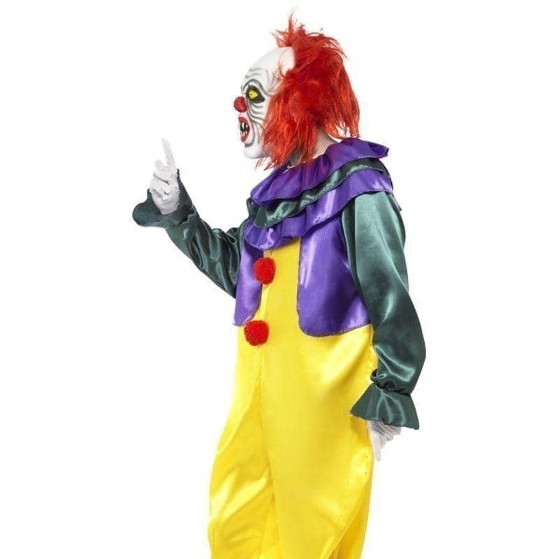 Classic Horror Clown Costume Adult Yellow_3 sm-24376M