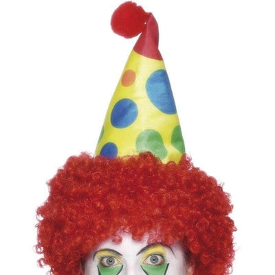 Clown Hat Adult Red_1 sm-26295