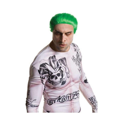 Joker Mens Green Wig Suicide Squad_1 rub-32849NS
