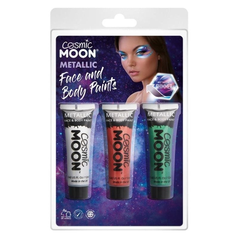 Cosmic Moon Metallic Face & Body Paint 3 Pack Clamshell 12ml_2 sm-S02171