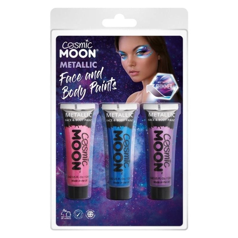 Cosmic Moon Metallic Face & Body Paint 3 Pack Clamshell 12ml_3 sm-S02164