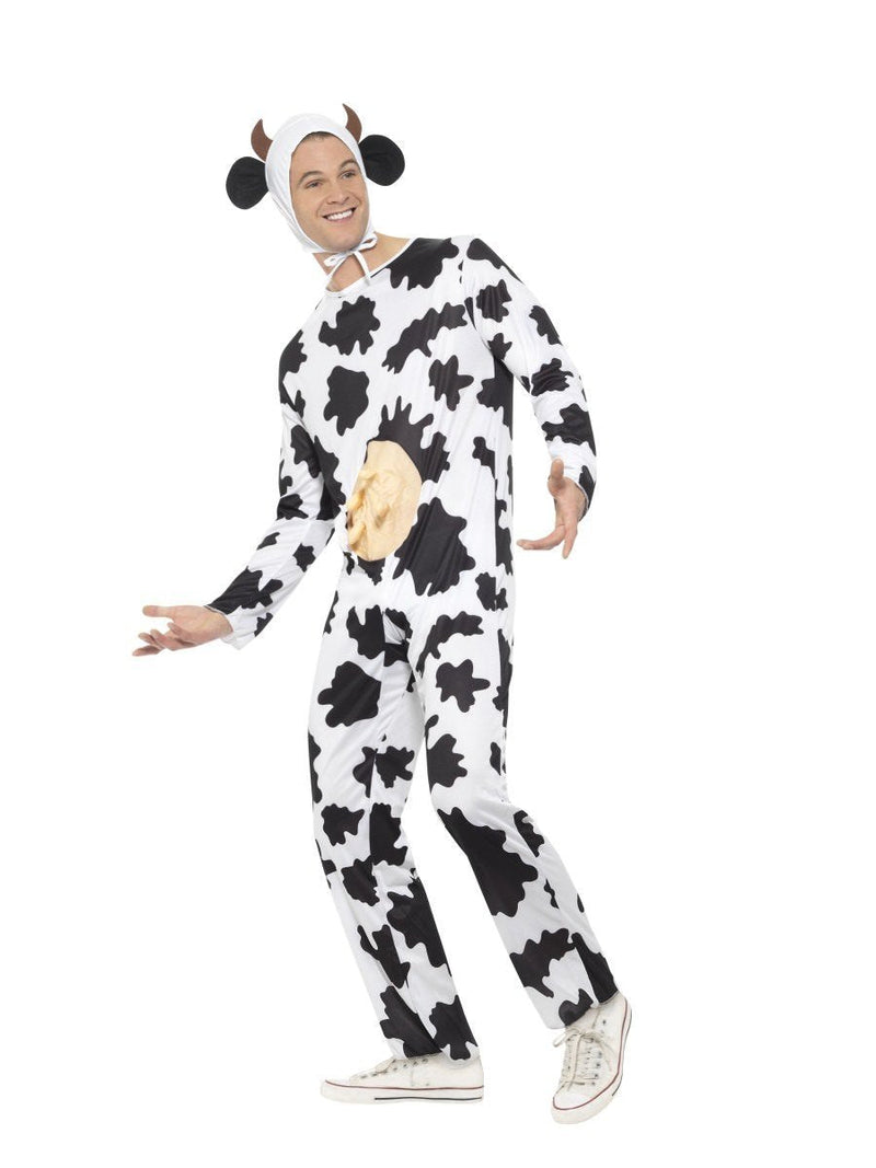 Cow Costume Adult Jumpsuit with Udders