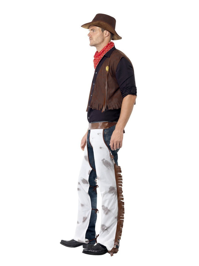 Cowboy Costume Adult Wild West Brown
