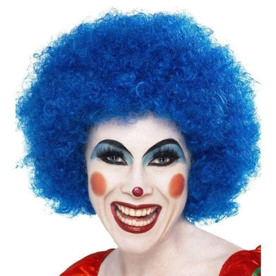 Crazy Clown Wig Adult Blue_1 sm-42083
