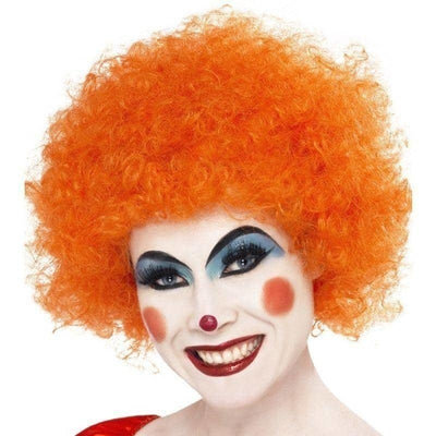 Crazy Clown Wig Adult Orange_1 sm-42085
