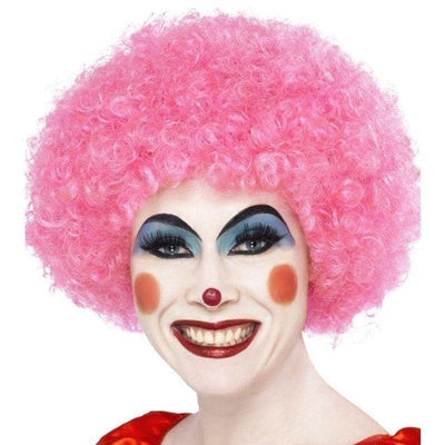 Crazy Clown Wig Adult Pink_1 sm-42086
