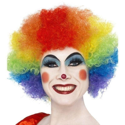 Crazy Clown Wig Adult Rainbow_1 sm-42088