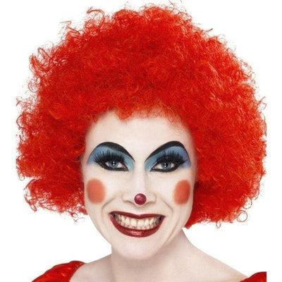 Crazy Clown Wig Adult Red_1 sm-42089