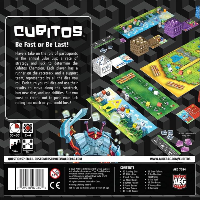 Cubit Racer Cubitos Board Game Award Winning Dice Racing Game – Mad Distribution ...