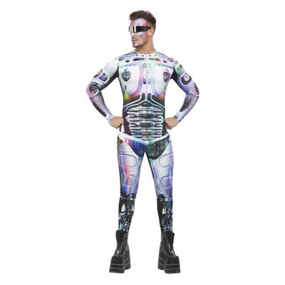 Cyber Space Alien Costume Multi_1 sm-63042L