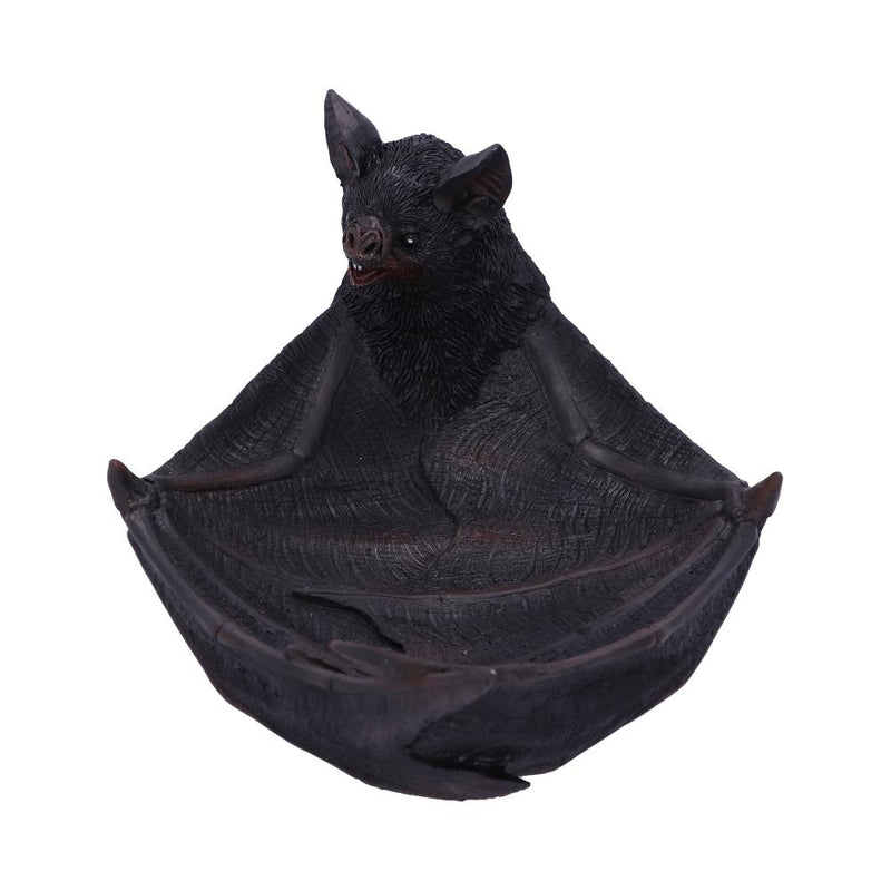 Winged Watcher Bat Trinket Holder Jewellery Dish 24.1cm