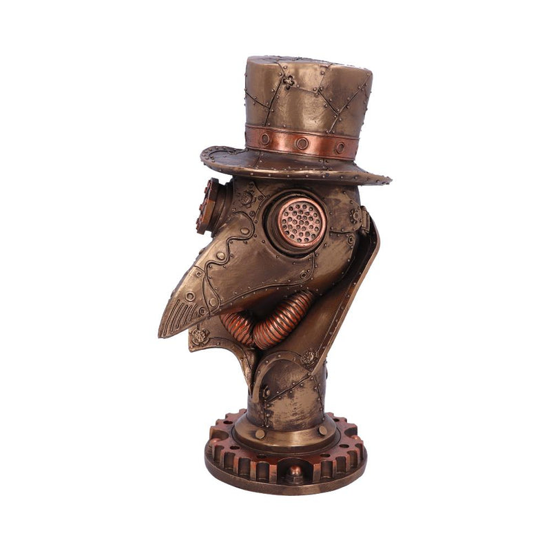 Steampunk Beaky Plague Doctor Bust Figurine 23cm
