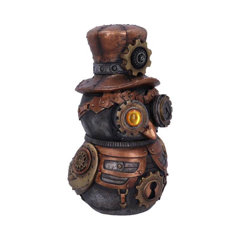 Hootle 227cm Steampunk Owl with Top Hat Figurine