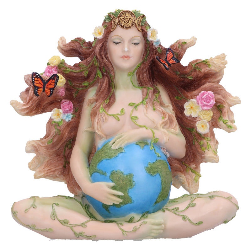 Gaea Mother of all Life figurine painted 17cm