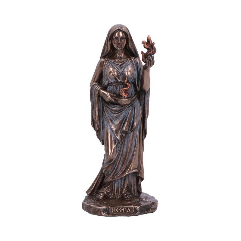 Hestia Goddess of Home and Hearth Bronze Figurine
