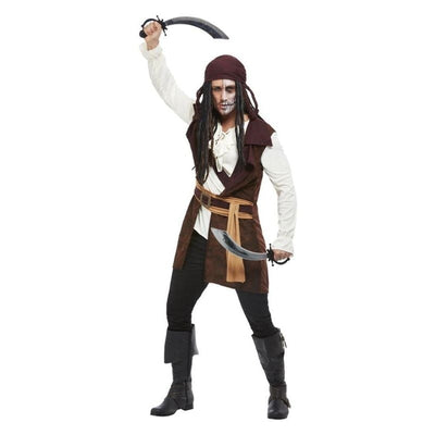 Dark Spirit Pirate Costume Brown_1 sm-63046L