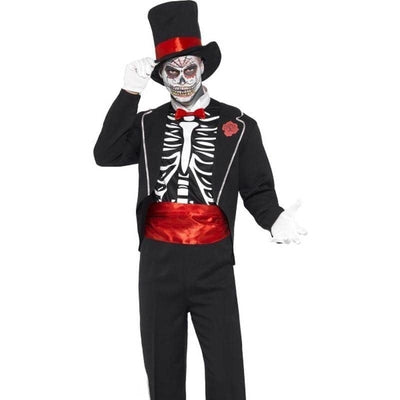 Day Of The Dead Costume Adult Black_1 sm-21565L
