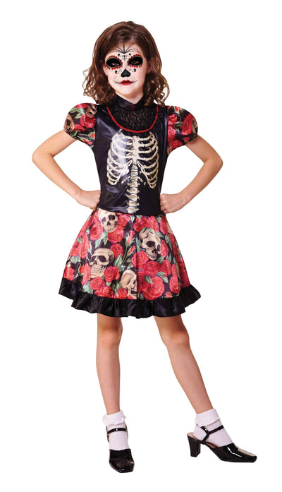 Day of the Dead Girl Childrens Costume_1 CC476