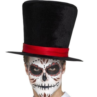 Day Of The Dead Top Hat Adult Black_1 sm-48172
