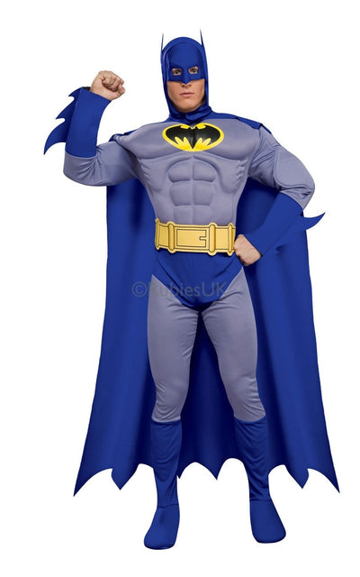 Batman Brave and The Bold Deluxe Adult Costume 1 rub-889054L MAD Fancy Dress