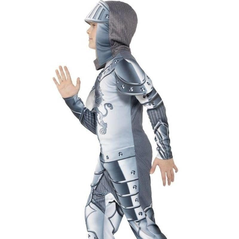 Deluxe Armoured Knight Costume Kids Grey_3 sm-43168S