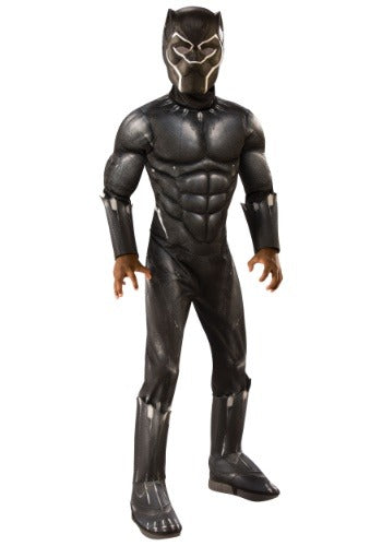 Black Panther Deluxe Child Costume 1 MAD Fancy Dress